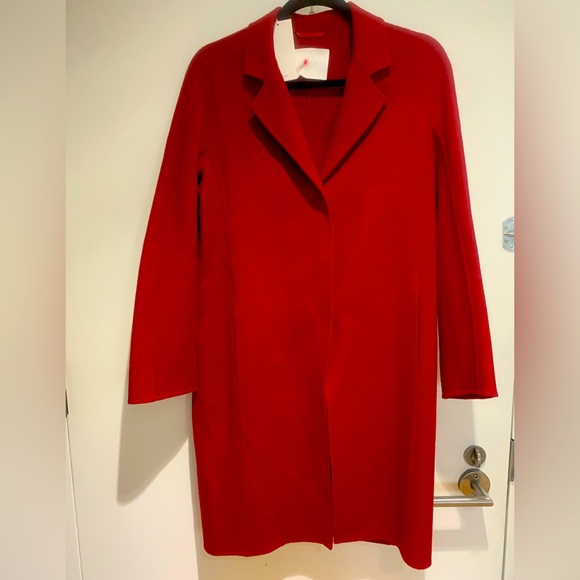 Hugo Boss Jackets & Blazers - Brick Red Hugo Boss Wool Coat NWT